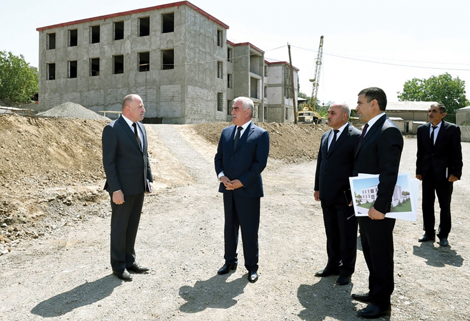 Ordubad rayonunda kompleks quruculuq işləri aparılır