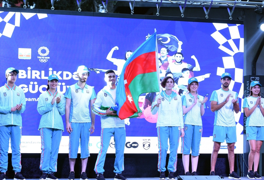 Presentación de los uniformes del equipo de Azerbaiyán para los Juegos Olímpicos de Tokio