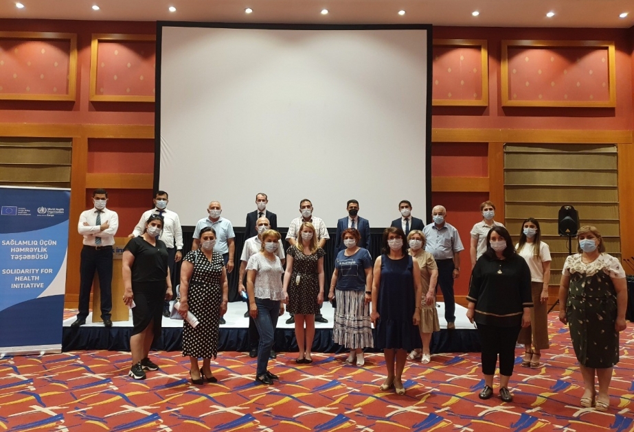 Aİ-ÜST layihəsi çərçivəsində xəstəxanalardakı infeksiyaların profilaktikası və nəzarət komitələrinin nümayəndələrinə təlimlər keçirilib