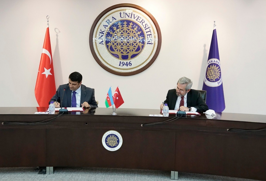 Ankara Universiteti ilə Naxçıvan Dövlət Universiteti arasında akademik əməkdaşlıq müqaviləsi imzalanıb