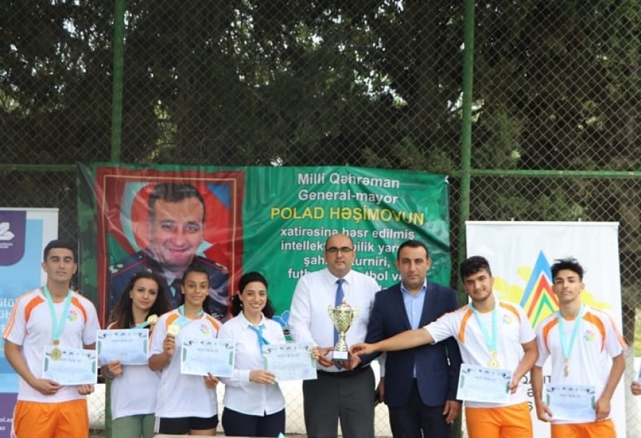 Sumqayıtda Milli Qəhrəman Polad Həşimovun xatirəsinə keçirilən voleybol turnirinin qalibləri müəyyənləşib