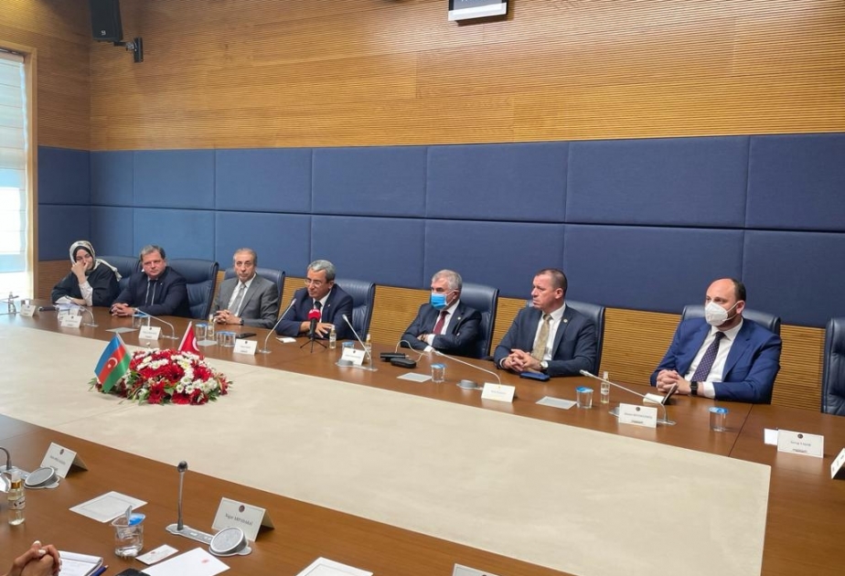 Azərbaycan parlamentinin nümayəndələri Türkiyə parlamentində əməkdaşlıq məsələlərini müzakirə ediblər VİDEO