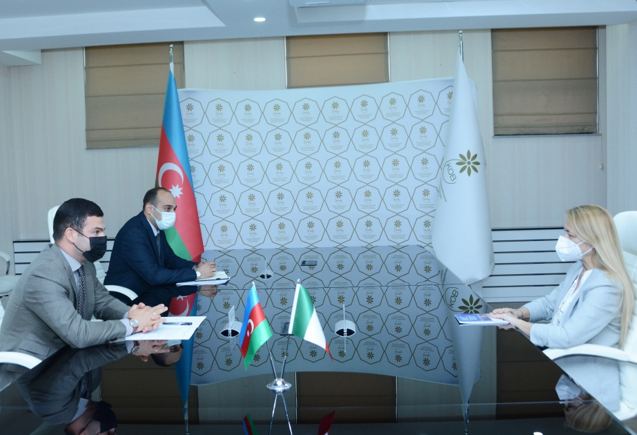 讨论KOBIA与意大利-阿塞拜疆商会合作的可能性