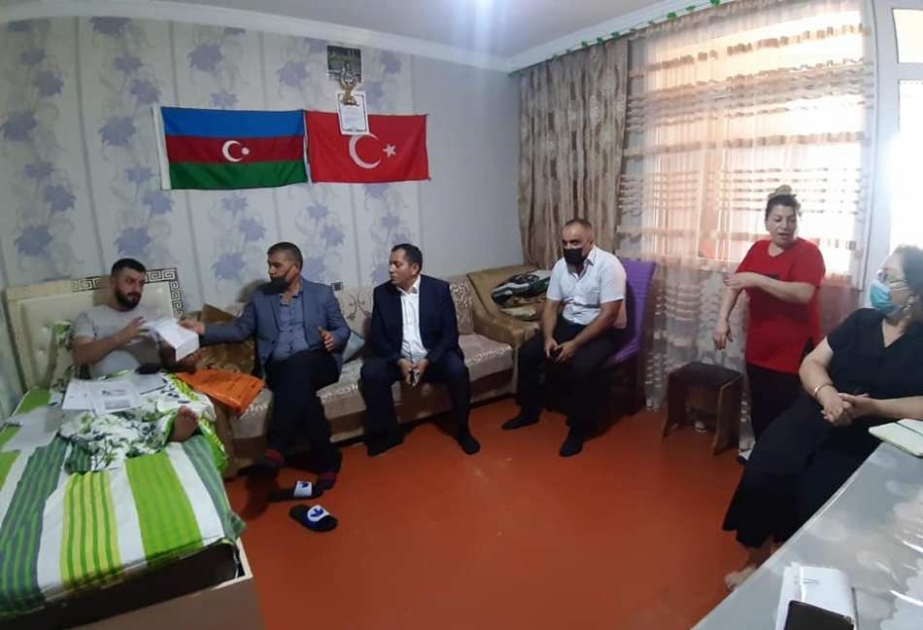 Nizami rayonunda Vətən müharibəsi qaziləri ilə görüşlər keçirilir
