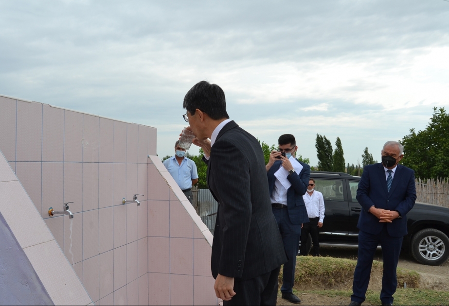 Füzuli rayonunda yeni artezian quyusu istifadəyə verilib