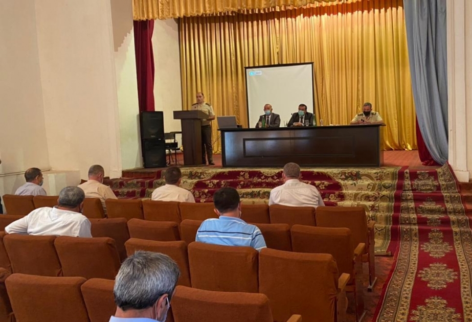 FHN-in Dövlət Yanğın Nəzarəti Xidmətinin təşəbbüsü ilə Tovuz rayonunda seminar-müşavirə keçirilib