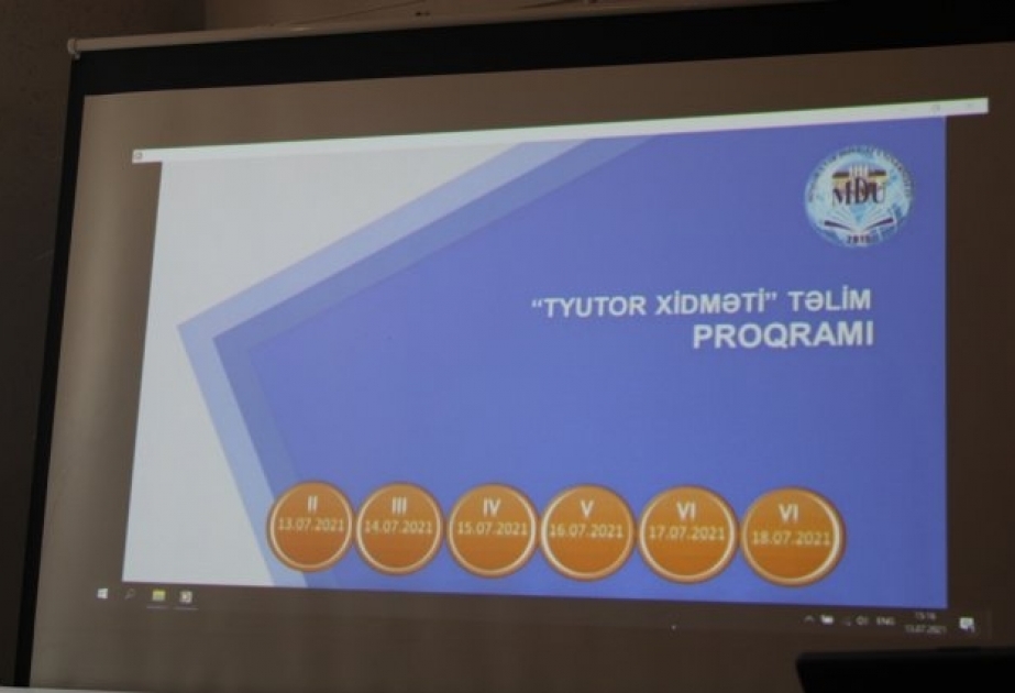 Mingəçevir Dövlət Universitetində “Tyutor xidməti” təliminə başlanılıb