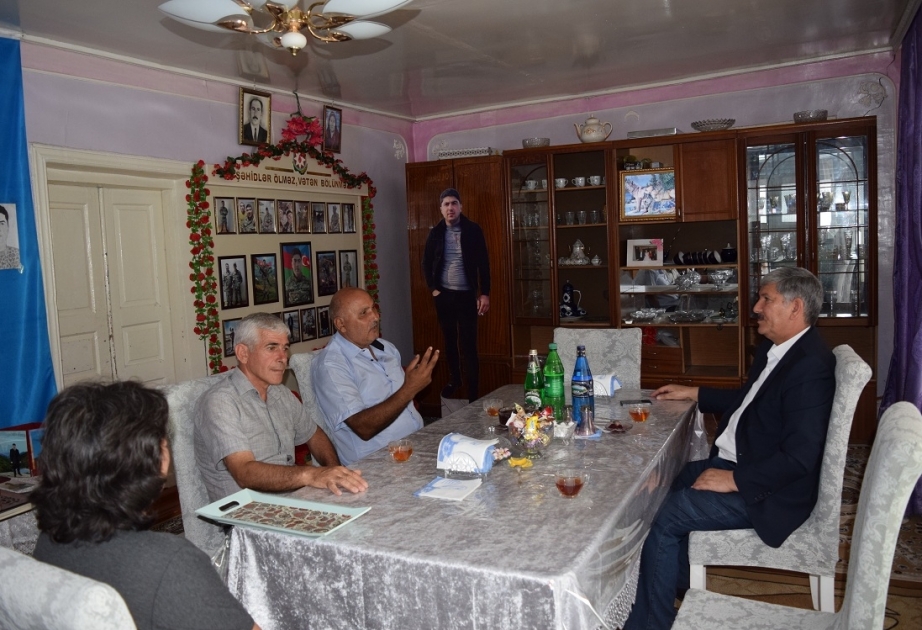 Bərdə Regional Mədəniyyət İdarəsi tərəfindən şəhid Yaqub Yaqubovun ailəsi ziyarət edilib