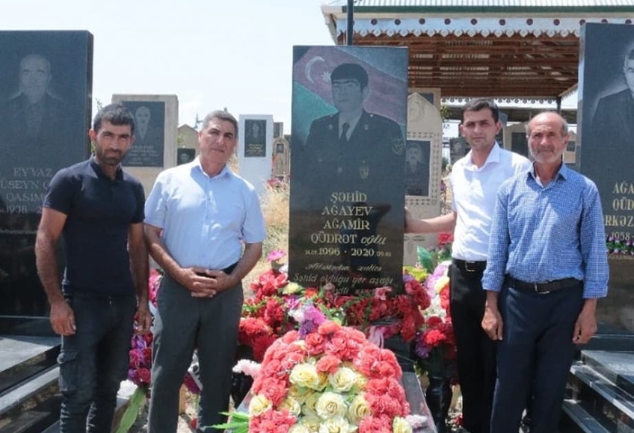 Şəhid Ağamir Ağayevin doğum günündə xatirəsi anılıb VİDEO