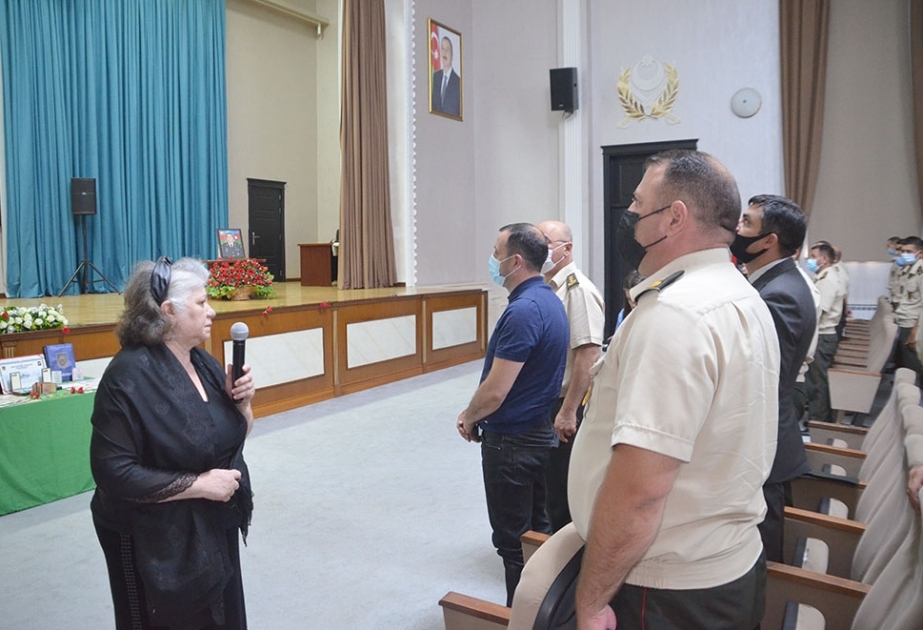 Heydər Əliyev adına Azərbaycan Ali Hərbi Məktəbində Vətən müharibəsi şəhidinin anma mərasimi keçirilib