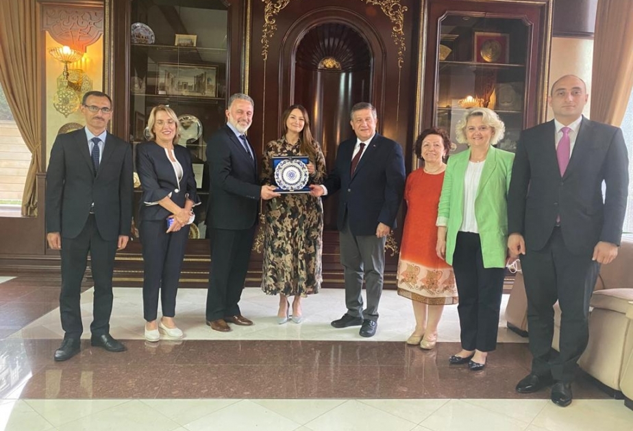Qənirə Paşayeva Türkiyənin Lokman Həkim Universitetinin nümayəndə heyəti ilə görüşüb