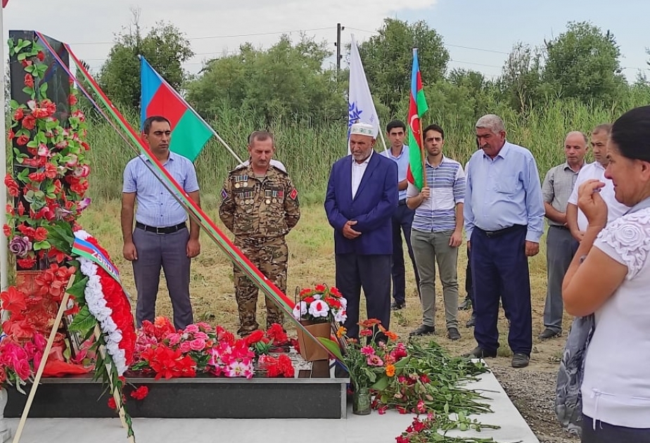 Zərdabda şəhid İbrahim Rüstəmlinin xatirəsi anılıb