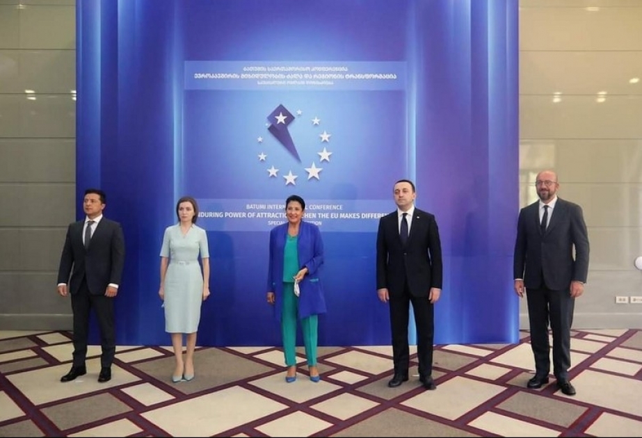 Gürcüstan, Ukrayna və Moldova prezidentləri Batumidə Birgə Bəyannamə imzalayıblar