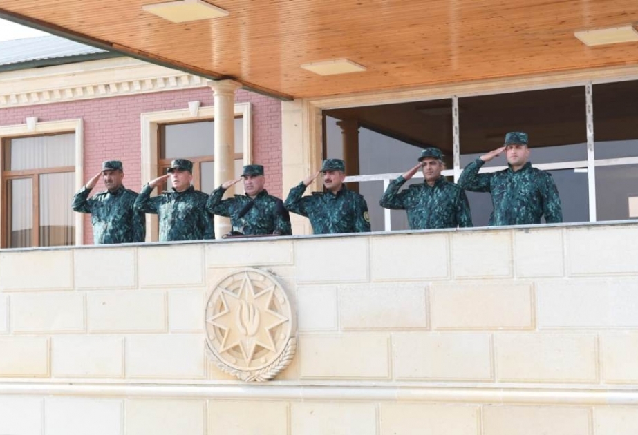 Vətən müharibəsi iştirakçısı olmuş bir qrup sərhədçi ehtiyata buraxılıb