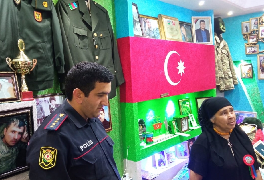 İsmayıllıda şəhid ailələri ziyarət edilib