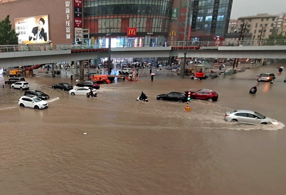 12 killed in heavy rain in China's Zhengzhou