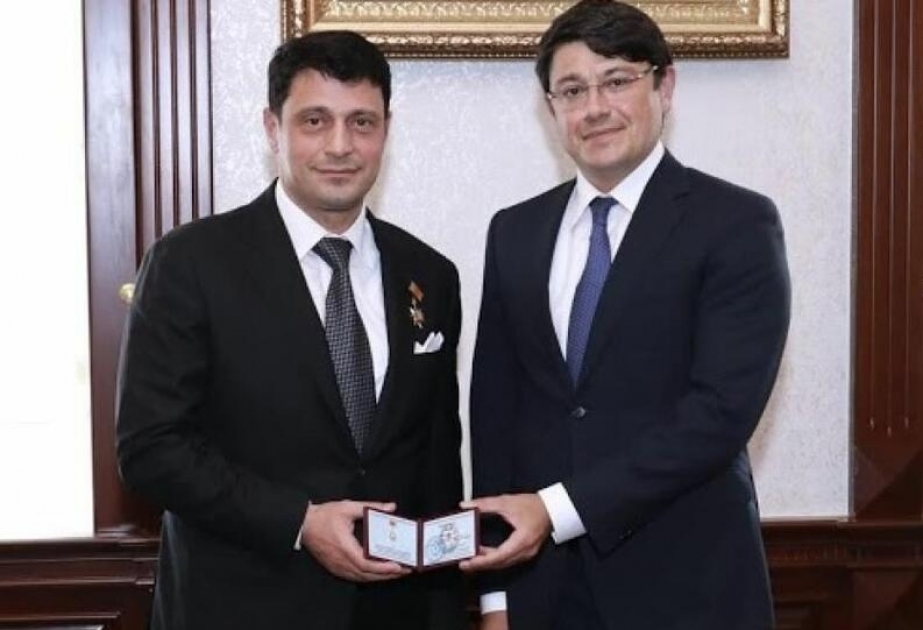 Герман Захарьяев награжден медалью Азербайджана «За заслуги в диаспорной деятельности»