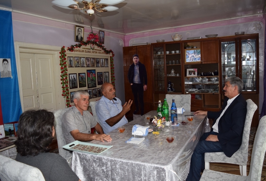 Bərdə Regional Mədəniyyət İdarəsi tərəfindən şəhid ailələri ziyarət olunub