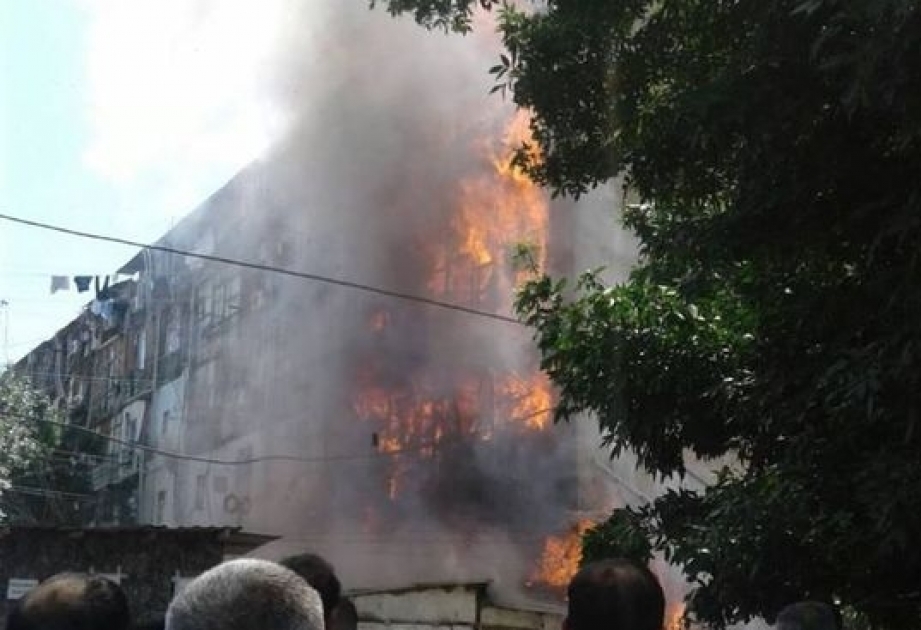 FHN: Binəqədi rayonunda yataqxana binasında baş verən yanğın söndürülüb