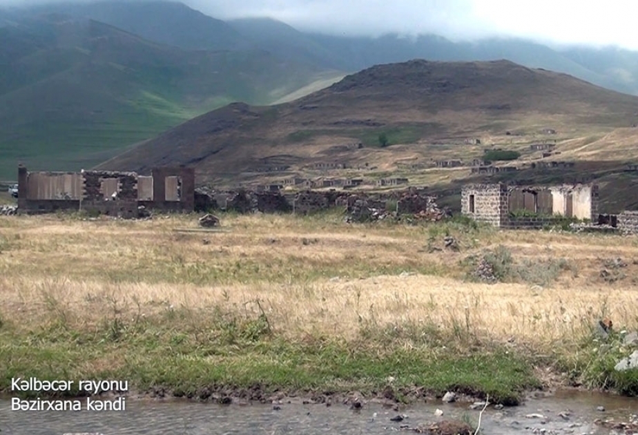 Azerbaijan’s Defense Ministry releases video footages of Bazirkhana village, Kalbajar district VIDEO