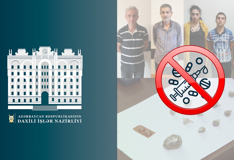 Suraxanı rayonunda narkotik vasitələrin satışı ilə məşğul olan beş nəfər tutulub VİDEO