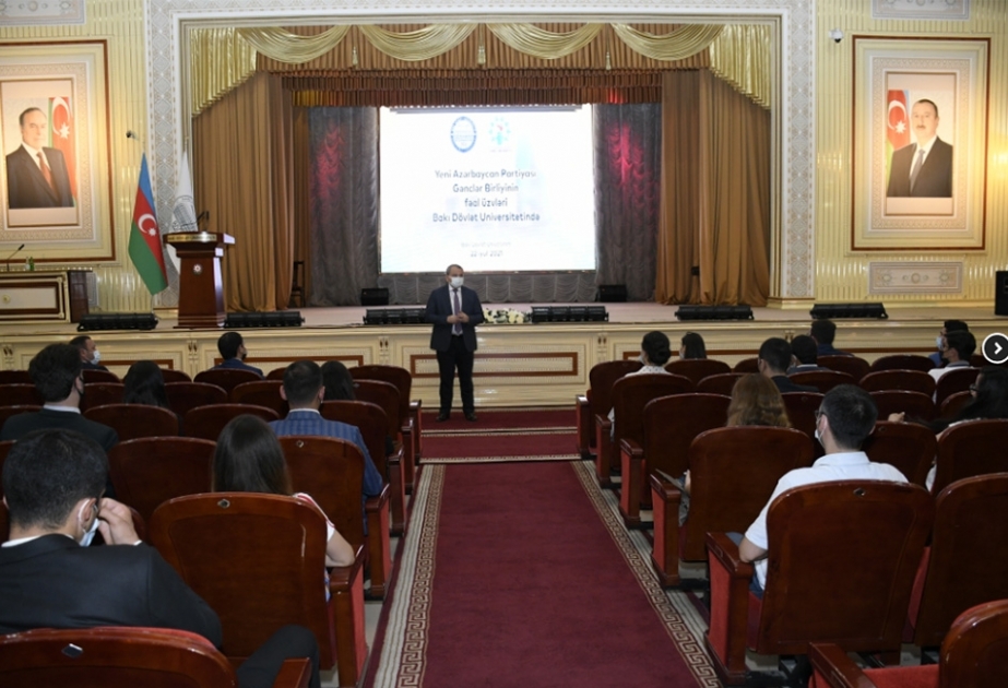 YAP Gənclər Birliyinin fəal üzvləri Bakı Dövlət Universitetində olublar