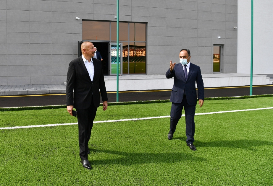 In Goranboy Region Olympiakomplex zur Nutzung übergeben VIDEO
