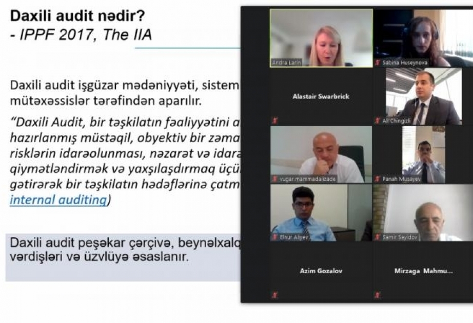 “Dövlət qurumlarında daxili nəzarət mexanizmlərinin təkmilləşdirilməsi” layihəsi çərçivəsində növbəti onlayn təlim