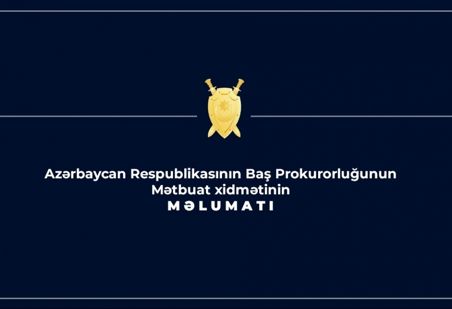 Prokurorluqda istintaqı aparılan cinayət işləri üzrə 110 milyon manatdan çox maddi ziyanın 37,2 faizi ödətdirilib