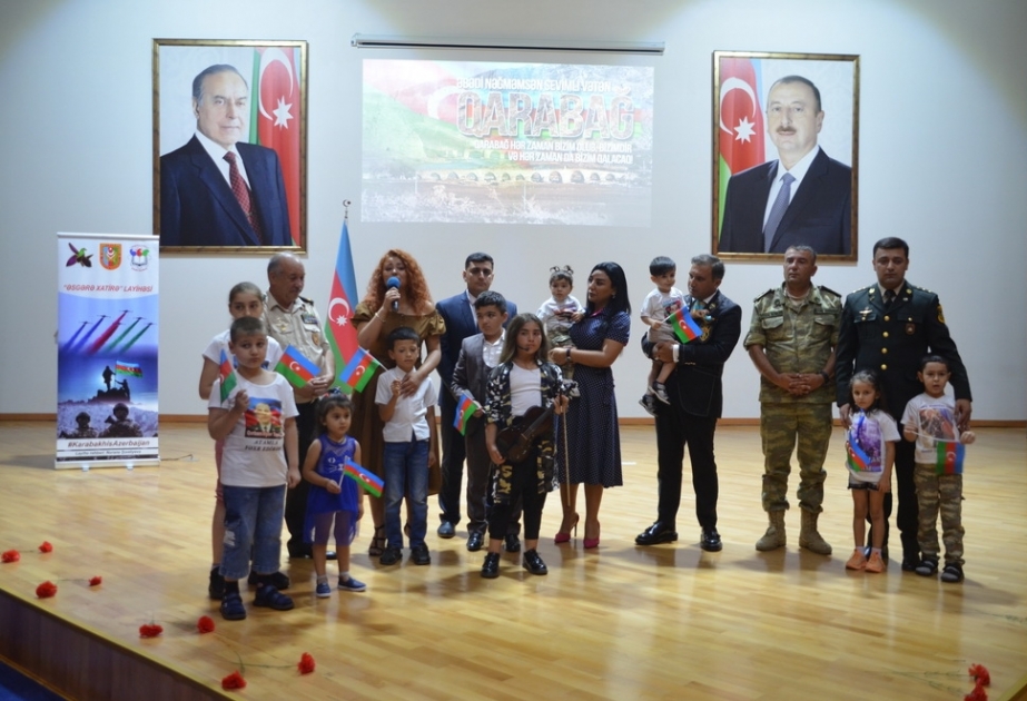Şəki şəhərində “Əbədiyyət zirvəsini fəth edənlər” adlı vətənpərvərlik tədbiri keçirilib VİDEO
