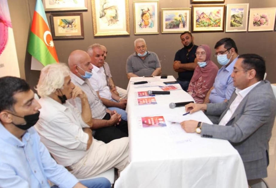 “Su və rəng ahəngi-2021” akvarel sərgisi çərçivəsində müzakirə keçirilib