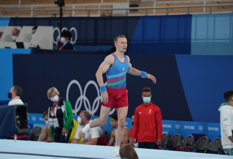El gimnasta azerbaiyano completa su actuación en los Juegos Olímpicos de Verano de 2020 en Tokio