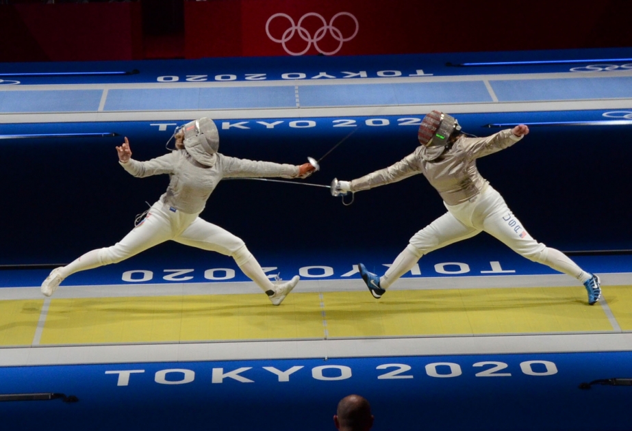 Esgrimista azerbaiyana se clasificó para los 1/8 de final en los Juegos Olímpicos de Tokio
