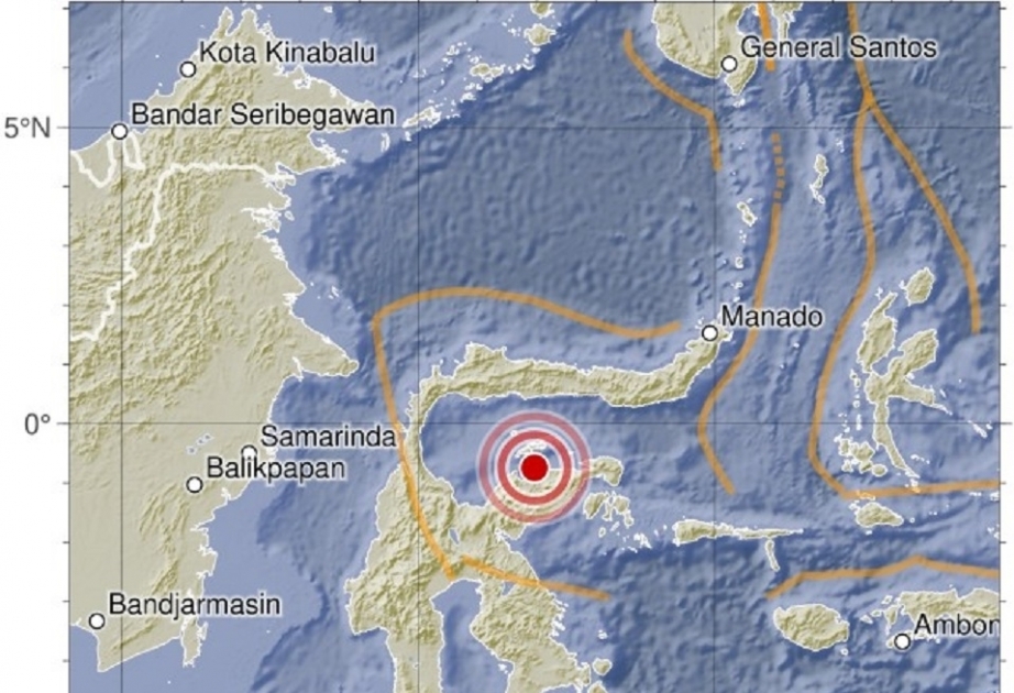 印尼附近海域发生5.9级地震