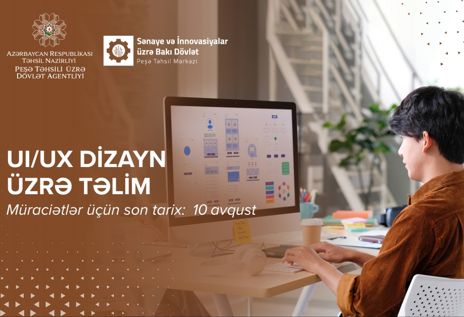 Peşə Təhsili üzrə Dövlət Agentliyi: “UI/ UX Dizayn” istiqaməti üzrə təlimlərə başlanılır