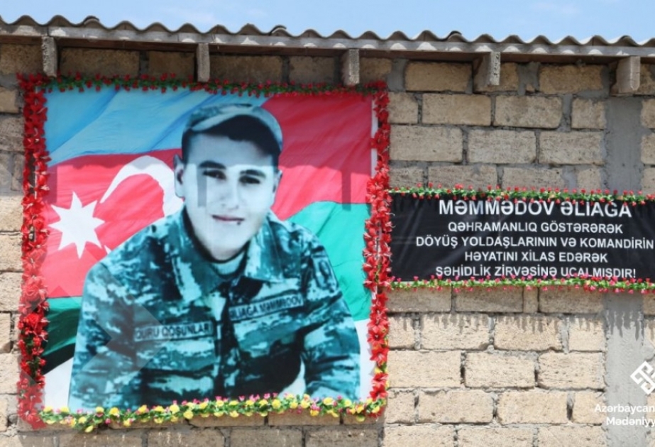 Musiqili Teatrın işıqçısı, şəhid Əliağa Məmmədovun xatirə lövhəsinin açılışı olub
