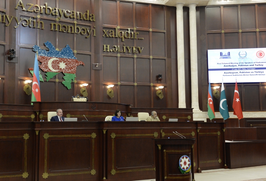 Azərbaycan, Türkiyə və Pakistan parlament nümayəndə heyətlərinin üçtərəfli formatda birgə görüşü keçirilir