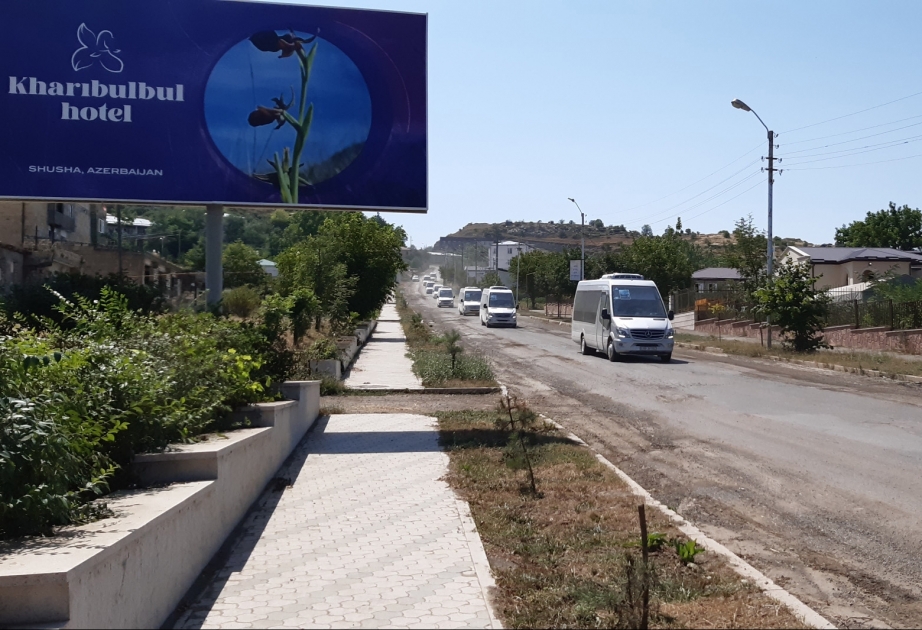 Azərbaycanın diaspor nümayəndələrinin Şuşaya səfəri başlayıb VİDEO