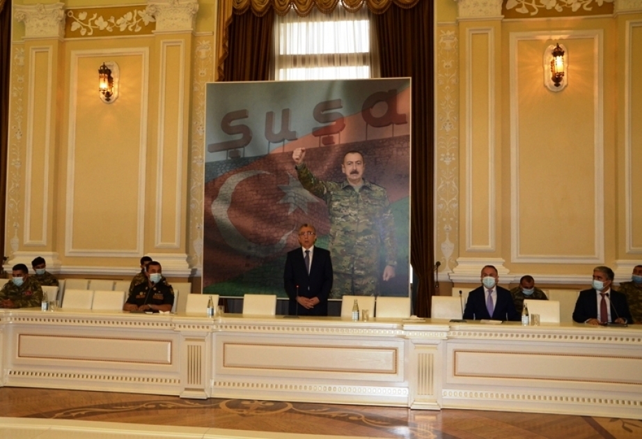 Bakı Şəhər İcra Hakimiyyətində Vətən müharibəsi iştirakçıları və qazilərlə görüş keçirilib