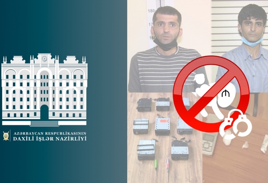 Binəqədi rayonunda narkotik vasitələr satan və avtomobillərdən oğurluq edən şəxslər saxlanılıblar VİDEO