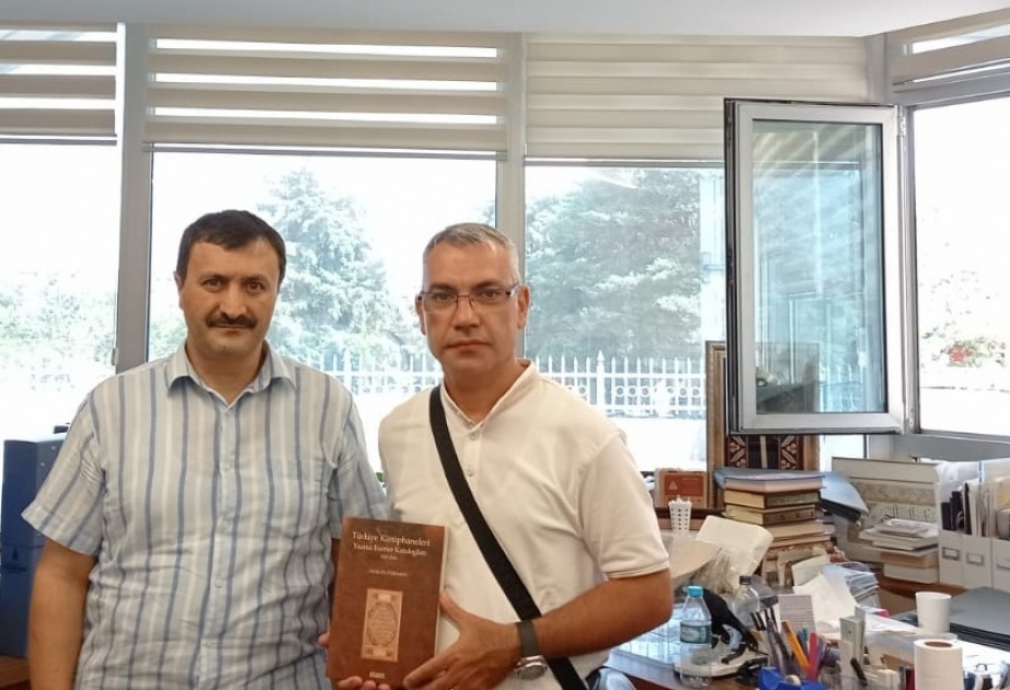 Əlyazmalar İnstitutunun əməkdaşları Atatürk Kitabxanasında elmi araşdırma aparıblar
