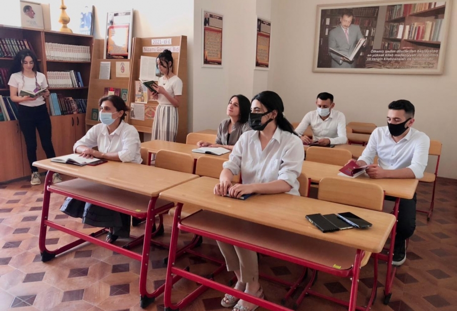 Masallıda “Poeziya dünyasının dahisi Nizami Gəncəvinin yaradıcılığı” mövzusunda tədbir keçirilib