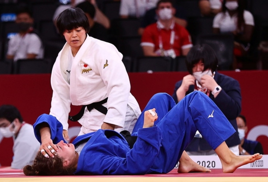 Японская дзюдоистка Хамада завоевала золото Олимпиады в Токио в весе до 78 кг