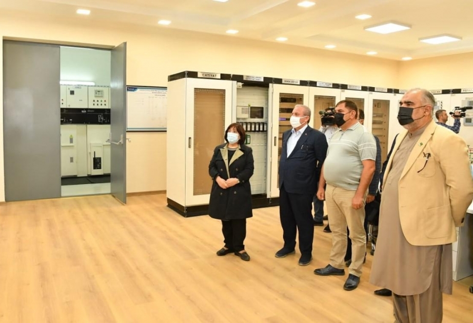 رؤساء برلمانات أذربيجان وتركيا وباكستان يزورون محافظة فضولي