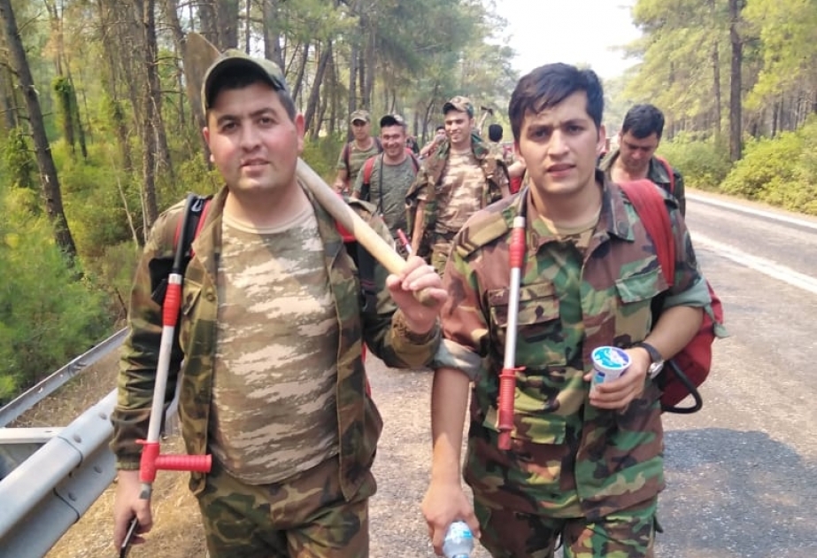 Azərbaycanlı yanğınsöndürənlər Türkiyədə tarix yazırlar