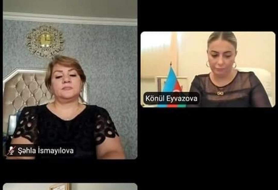 Şamaxıda “Heydər Əliyev və Azərbaycan dili” mövzusunda videokonfrans keçirilib