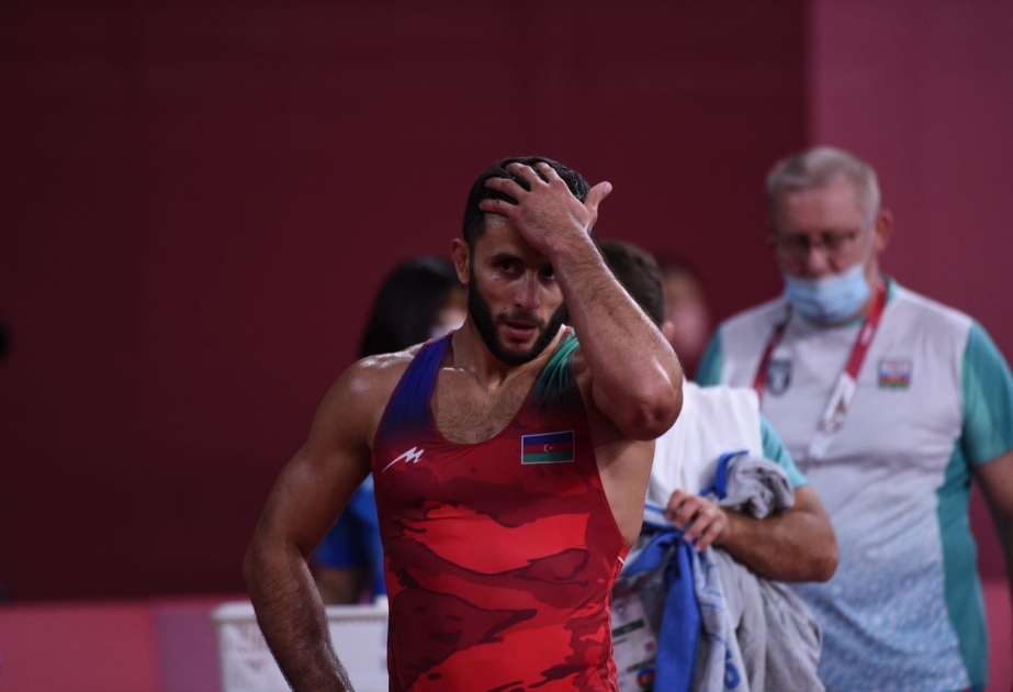 Азербайджанский борец Рафиг Гусейнов начал Олимпиаду в Токио с победы

