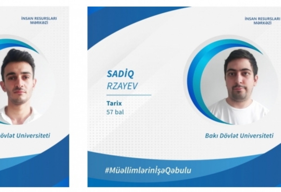 Müəllimlərin işə qəbulu müsabiqəsində tarix fənni üzrə ən yüksək bal toplayanlar BDU-nun məzunlarıdır