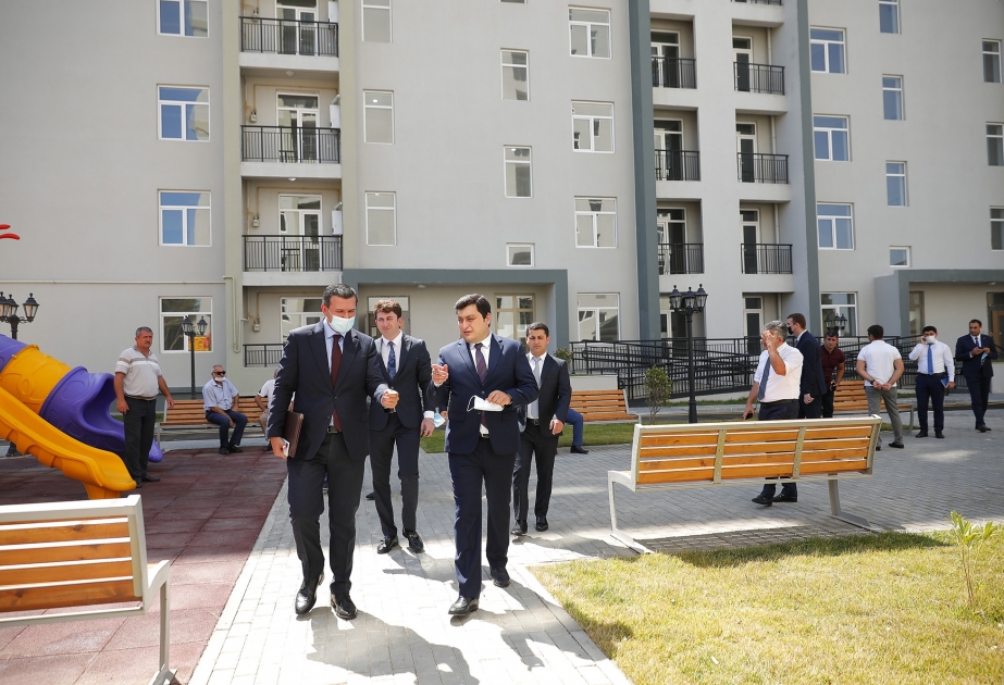 Sumqayıtda güzəştli mənzillər nümayiş olunub