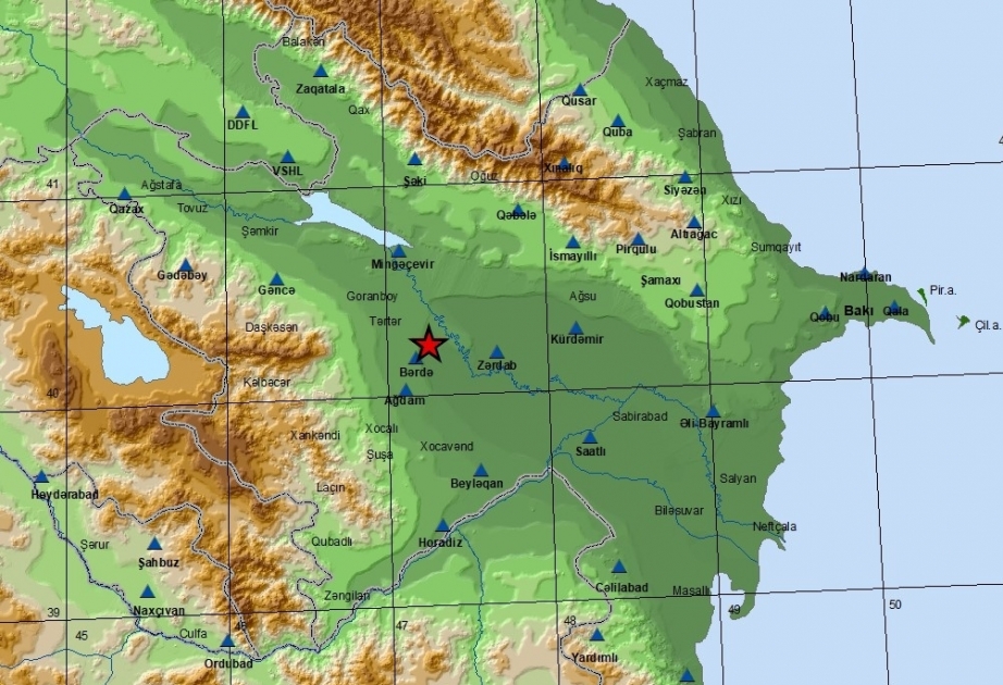 Magnitude 3.3 quake jolts Azerbaijan’s Barda district